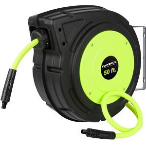 Flexzilla® Pro Retractable Air Hose Reel with Levelwind Technology