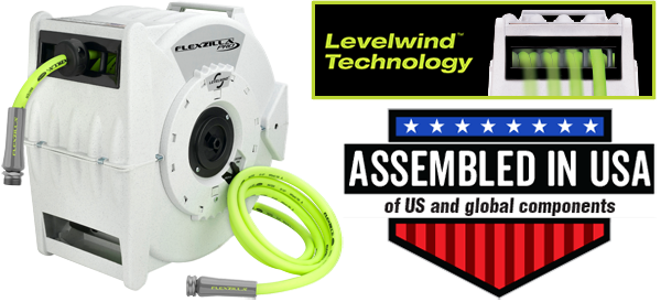 Flexzilla Pro Levelwind Retractable Water Hose Reel - Anderson Lumber